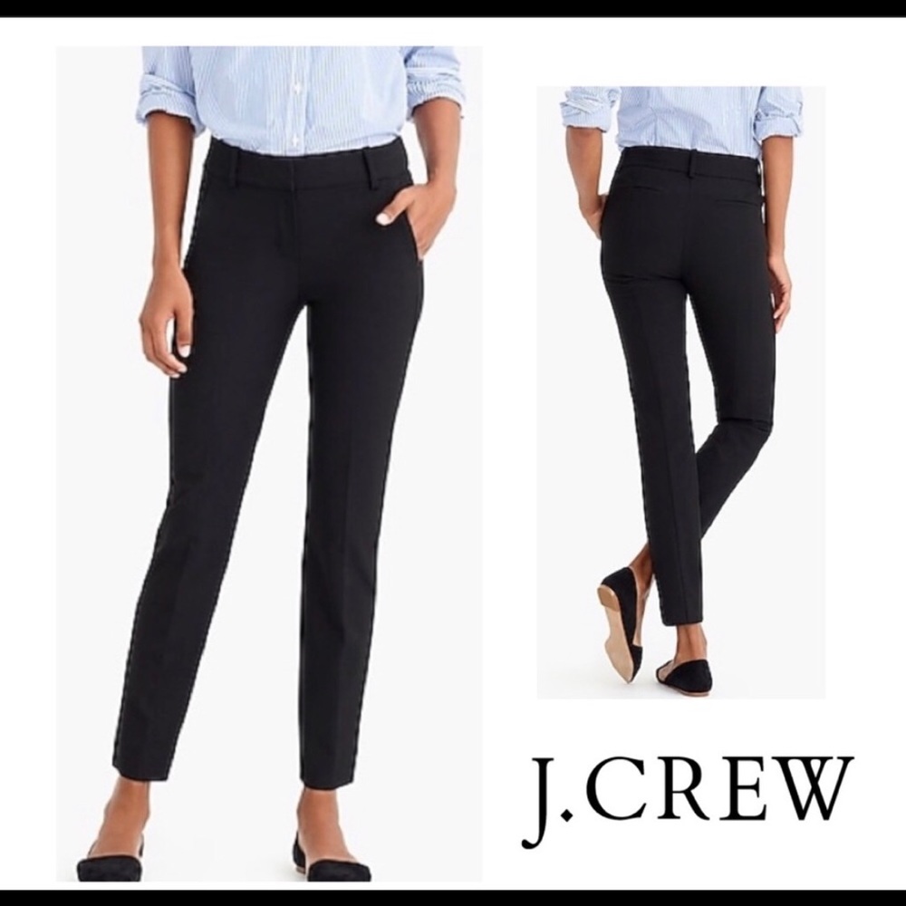 🖤EUC J.CREW Black Stretchy Crop Pants